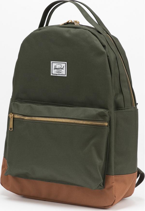 Herschel Supply CO. Eco Nova Mid - Volume tmavě olivový / hnědý