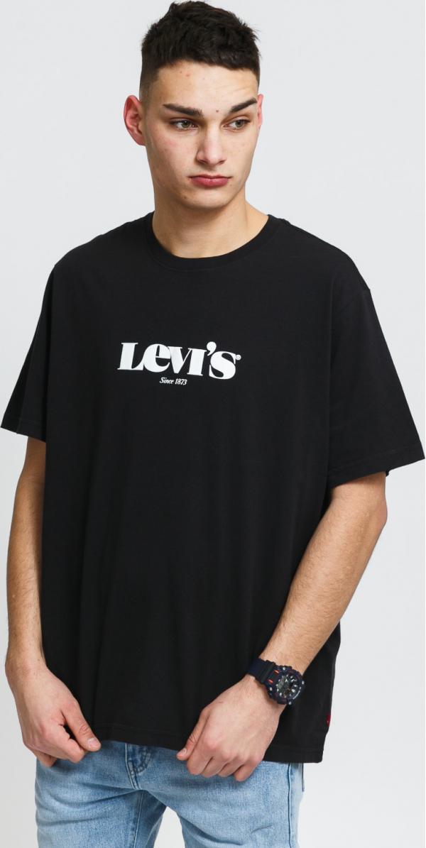 evi's ®  SS Relaxed Fit Tee černé