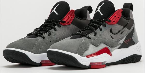 Jordan Zoom '92 smoke grey / black - gym red - white