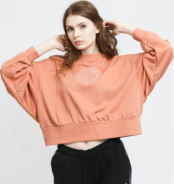 Nike W NW Femme Crew FT oranžová