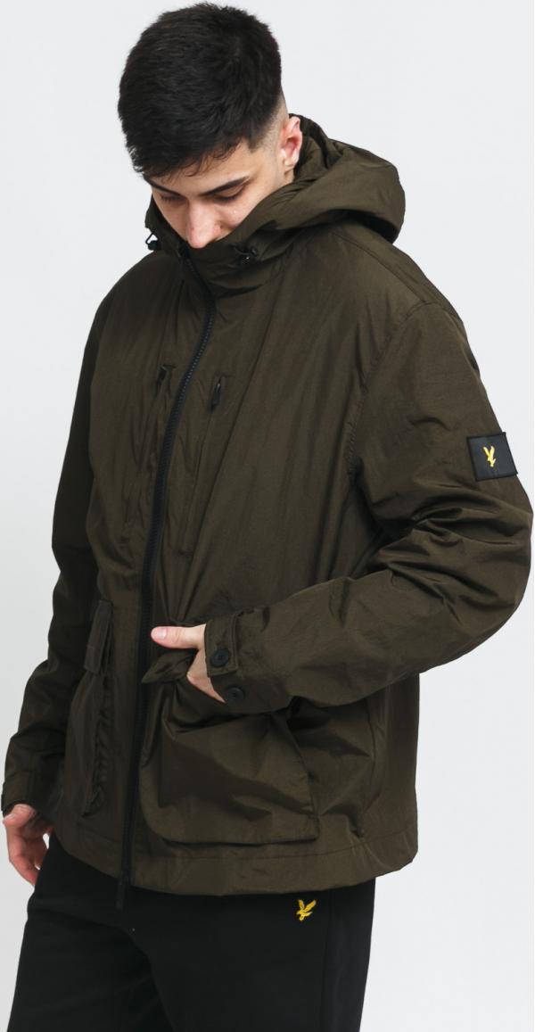 yle & Scott Hooded Jacket tmavě olivová