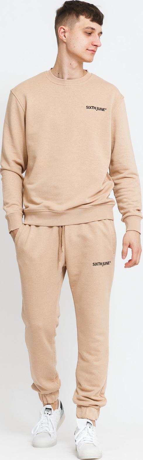 Sixth June Sweatshirt + Jogging Pant et béžový