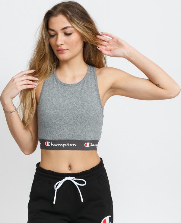 Champion Script ogo Top melange šedý