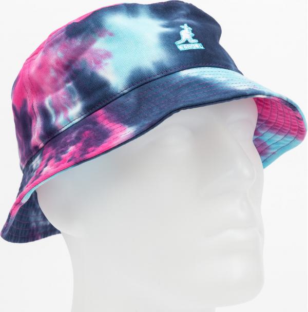 KANGOL Tie Dye Bucket růžový / navy / světle modrý