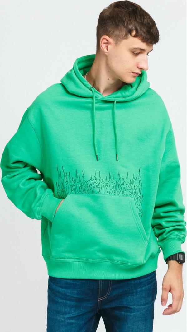 Wasted Paris Fire Cult Hoodie zelená