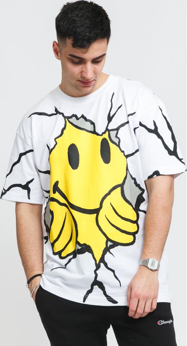 Chinatown arket Smiley Dry Wall Breaker Tee bílé