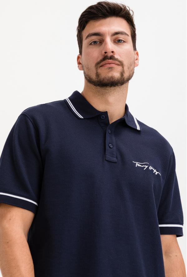 Tipped Signature Polo triko Tommy Hilfiger