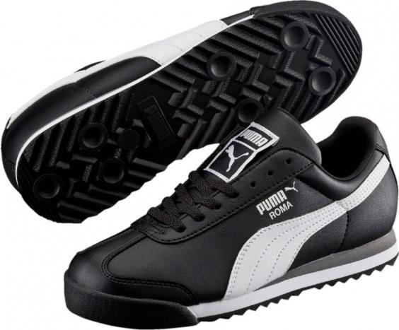 PUMA Roma Basic Jr black-white-puma silver