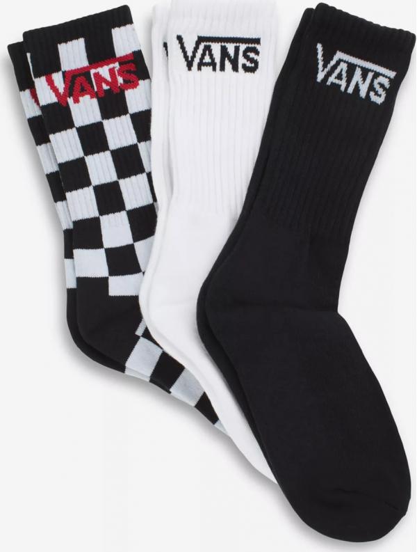 Classic Crew Ponožky 3 páry dětské Vans