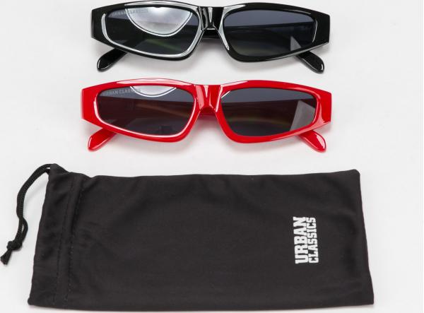 Urban Classics Sunglasses Lakkada 2-Pack černé / červené