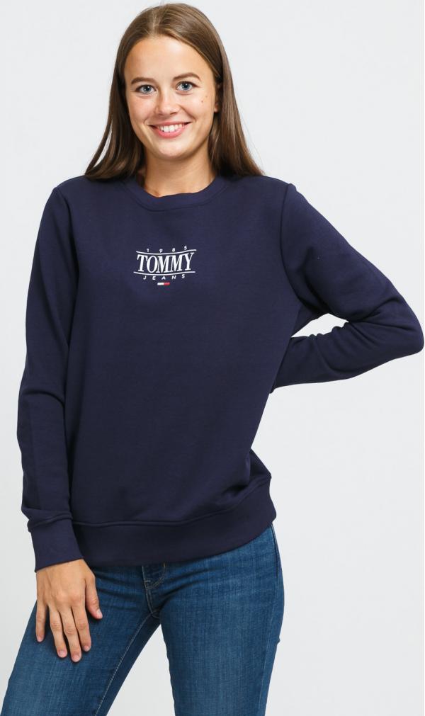 TOMY JEAN W Reg Essential ogo Crew navy