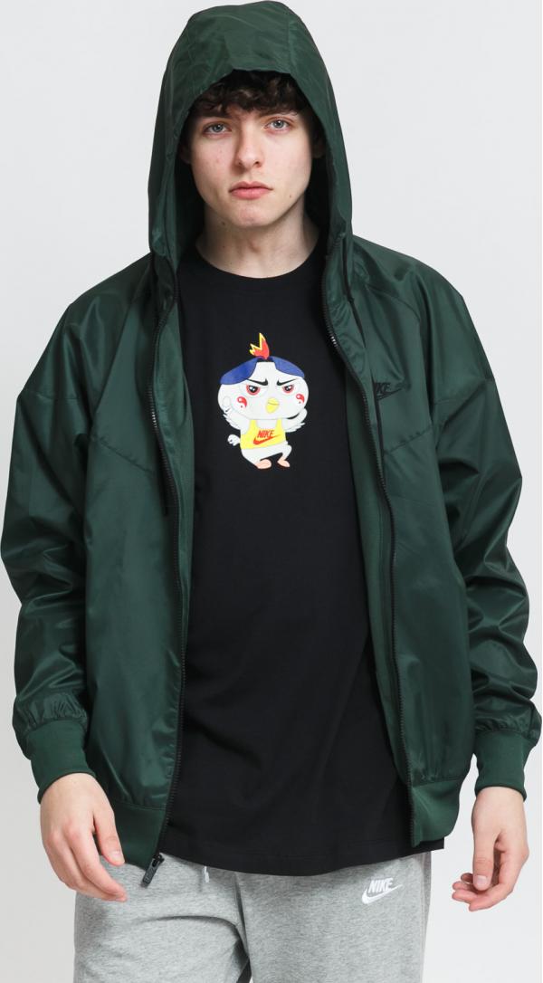 Nike  NSW SPE Woven ND Windrunner Hooded Jacket tmavě zelená