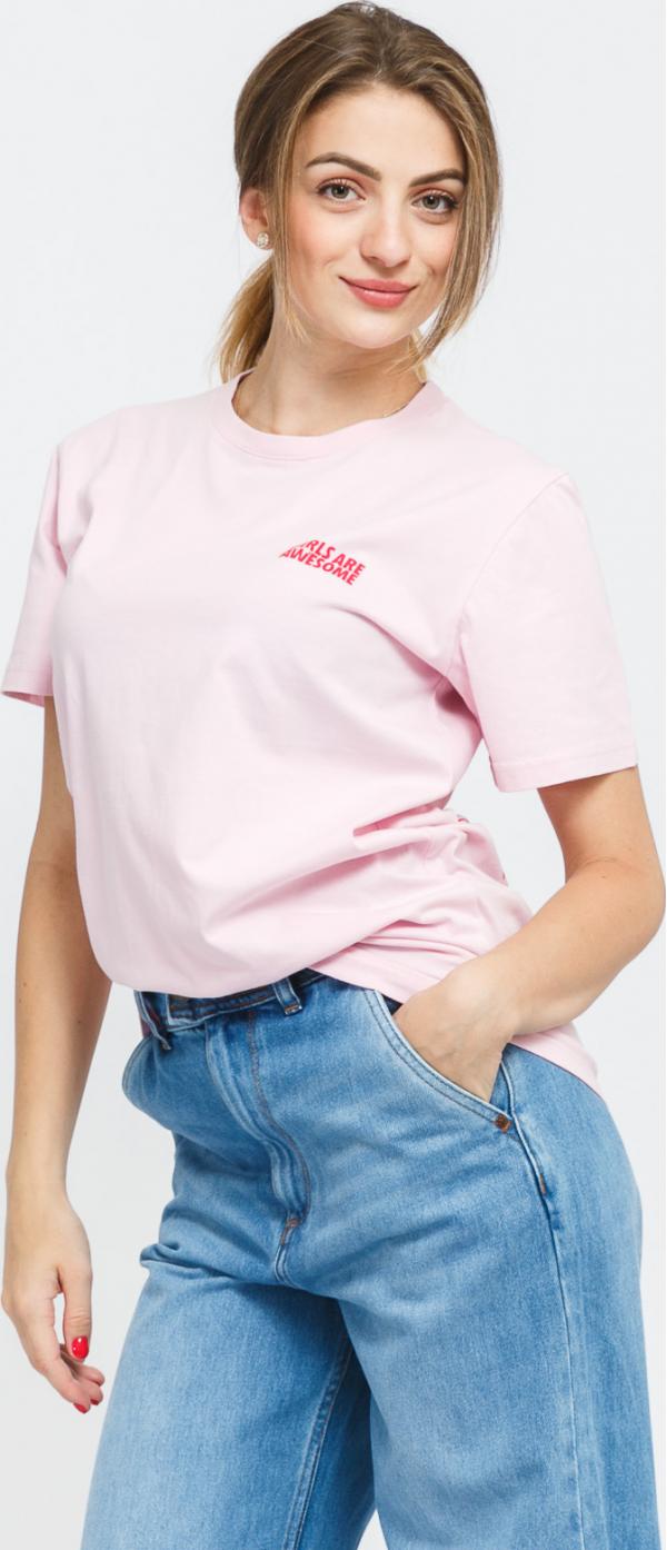 Girls Are Awesome All Day Tee růžové