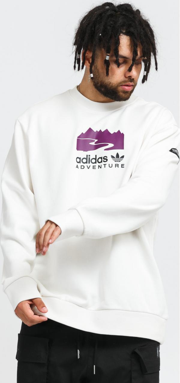 adidas Originals Sweat Crew bílá
