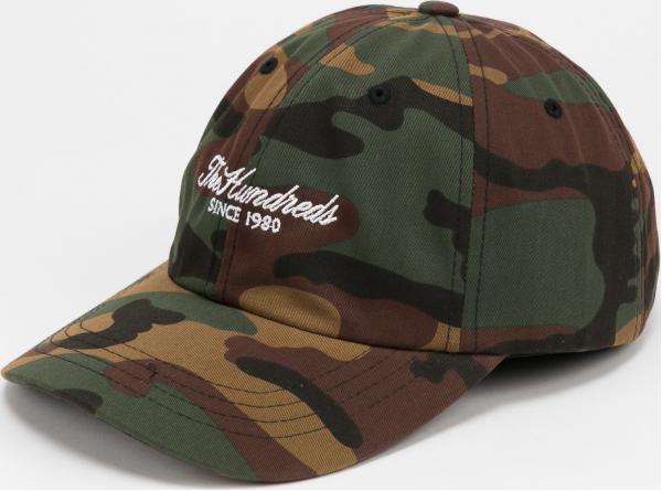 The Hundreds Rich Dad Hat camo zelená / hnědá / béžová / černá
