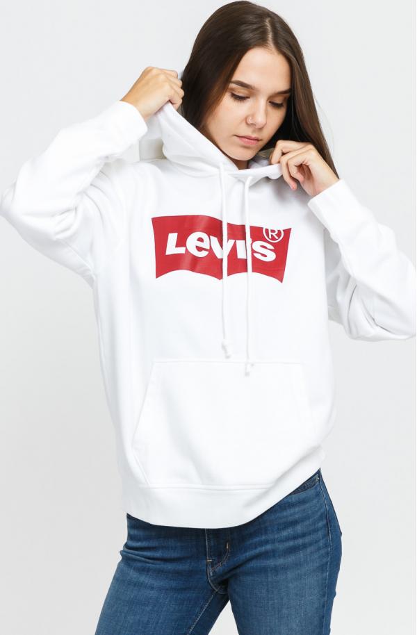 evi's ® Graphic tandard Hoodie bílá