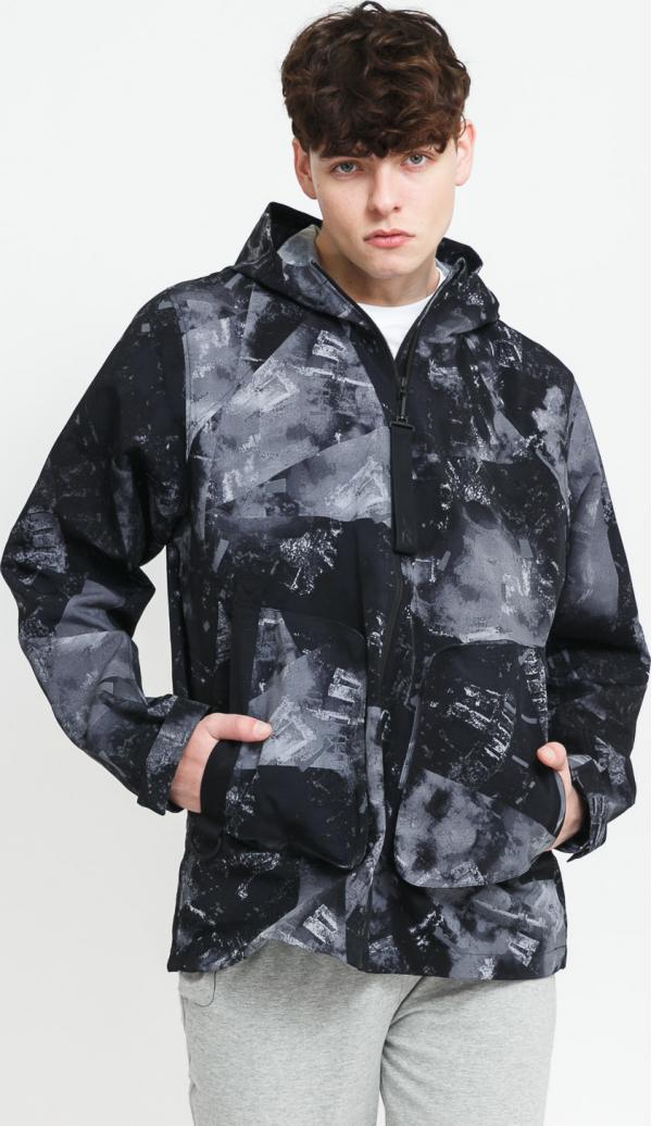 Reebok TS Utility Jacket černá / šedá