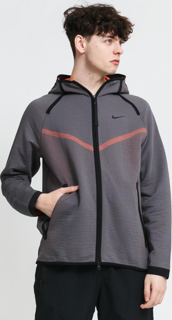 Nike  NSW Tech Pack WR Hoodie FZ tmavě šedá