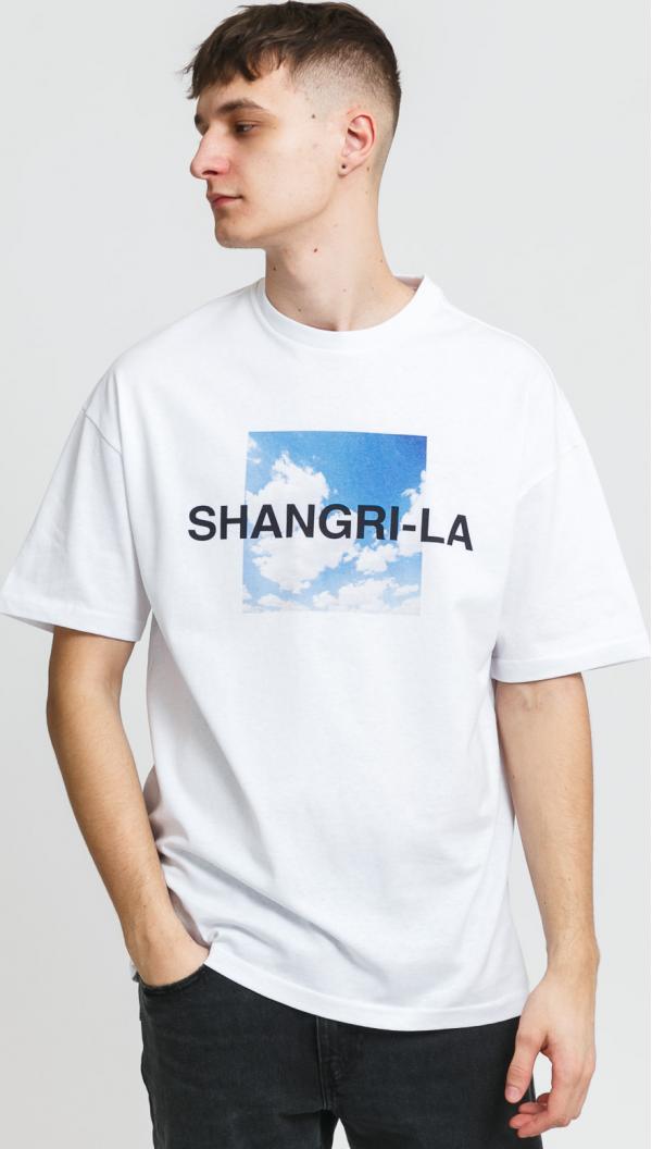 9N1M SENSE. Shangri-la Clouds Tee bílé