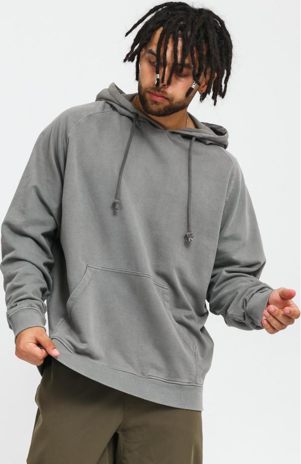 Urban Classics Overdyed Hoody tmavě šedá