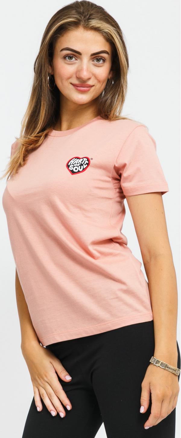 Carhartt WIP W' S/S Hartt Of oul Tee růžové