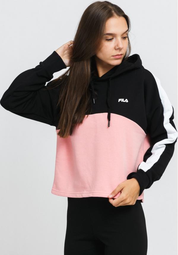 Fila W Damita Hoody černá / růžová / bílá