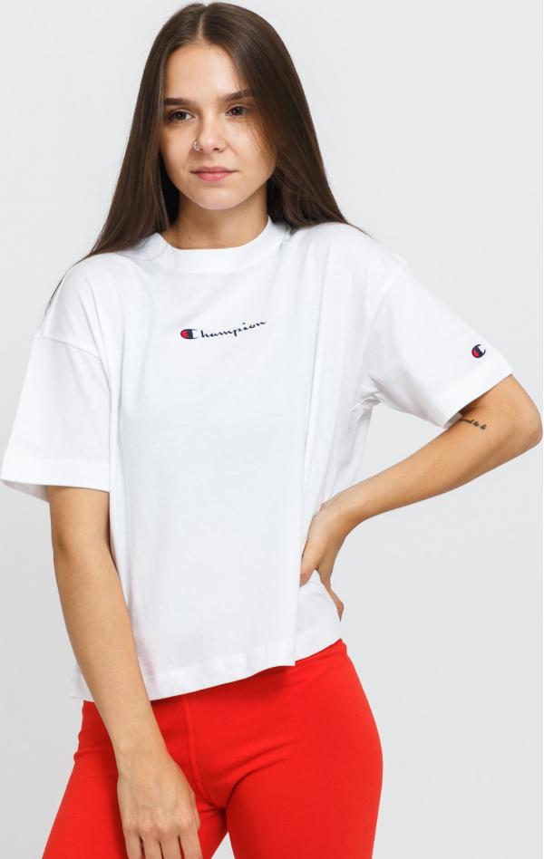 Champion Crewneck T-Shirt bílé