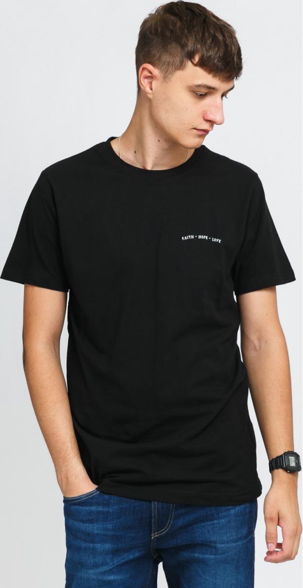 Urban Classics Hope Faith Love Tee černé
