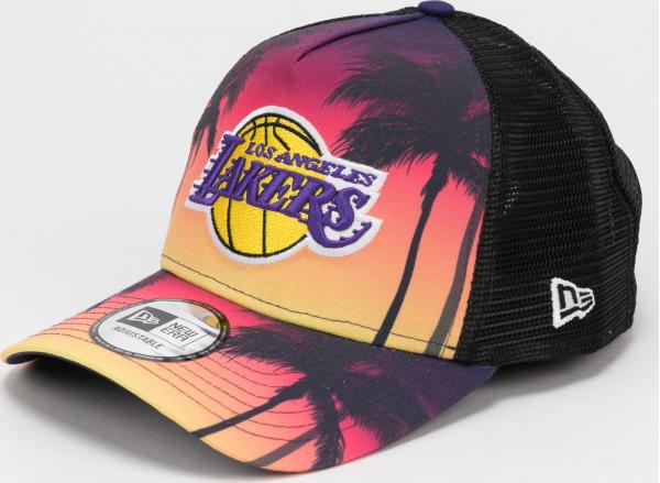 New Era 940 AF Trucker NBA Summer LA Lakers černá / fialová / žlutá