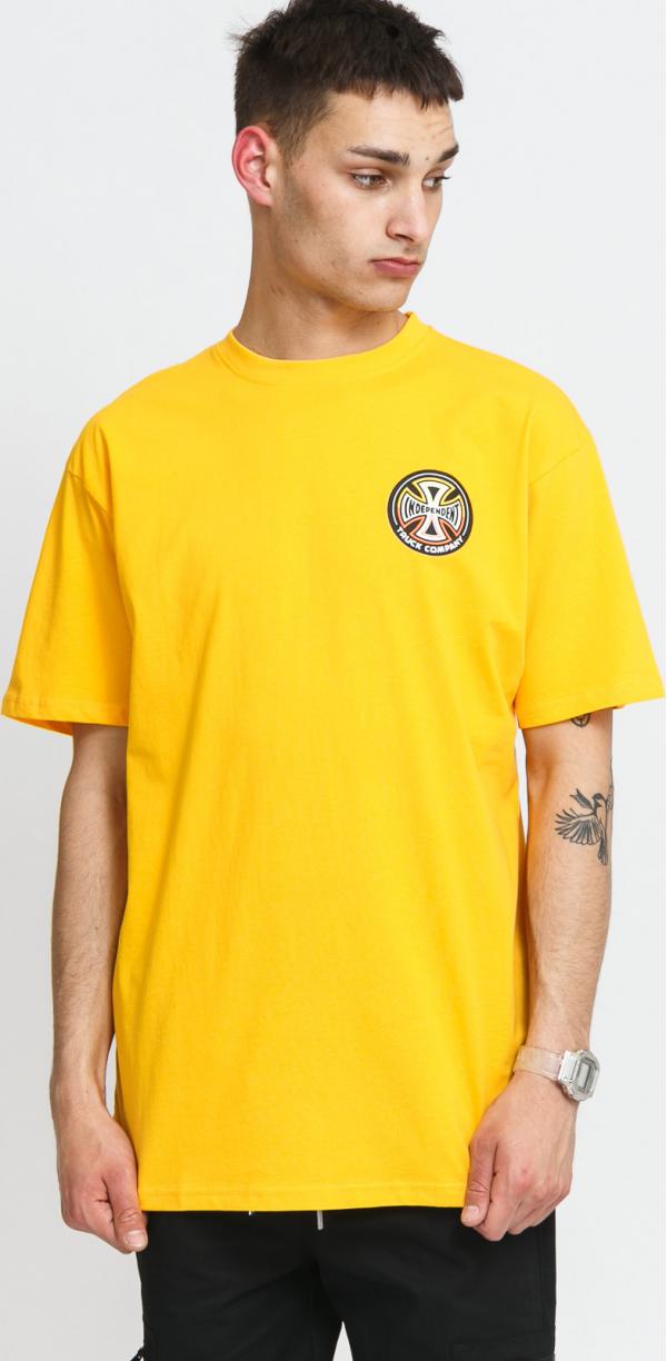 INDEPENDENT Split Cross Tee žluté