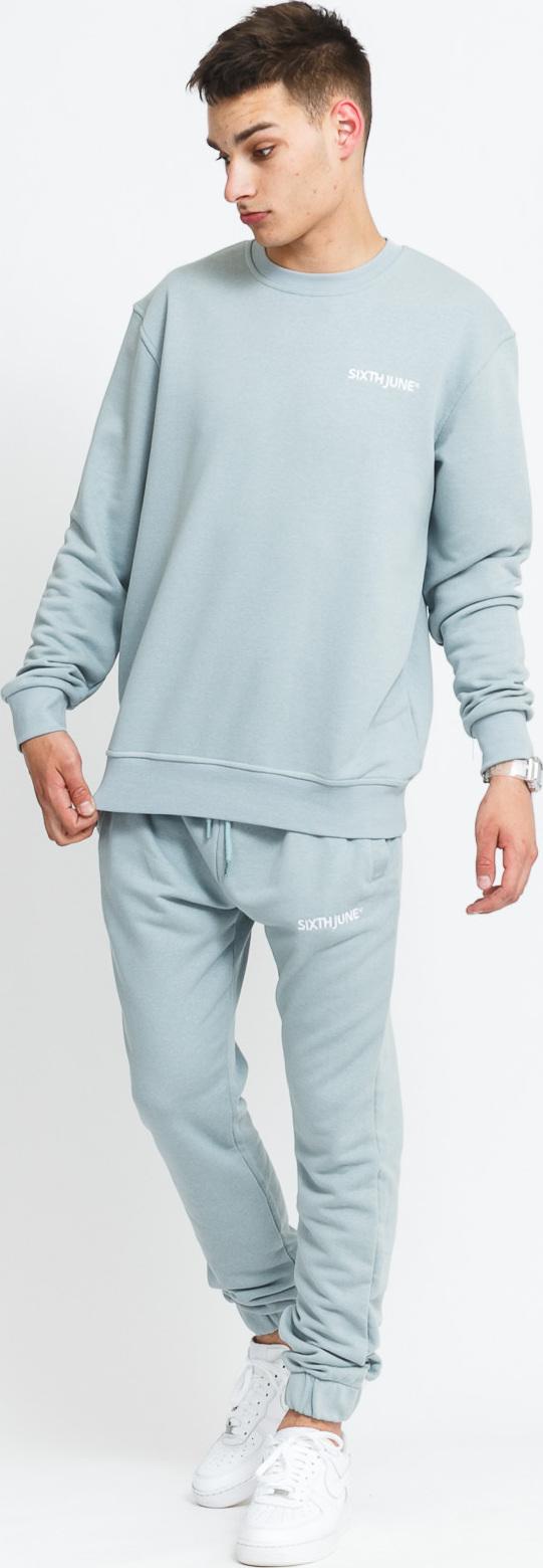 Sixth June Sweatshirt + Jogging Pant et šedomodrý