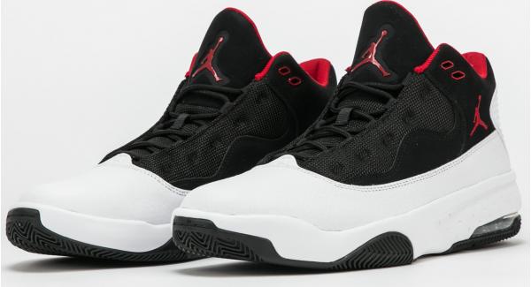 Jordan Max Aura 2 white / gym red - black