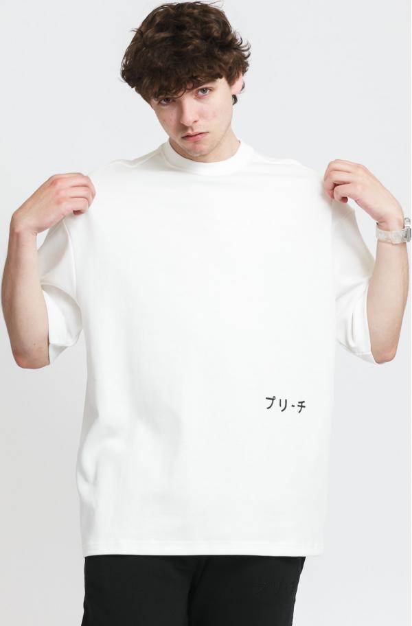 PREACH Tight Neck ogo Tee bílé
