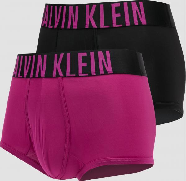 Calvin Klein 2Pack ow Rise Trunk černé / fialové