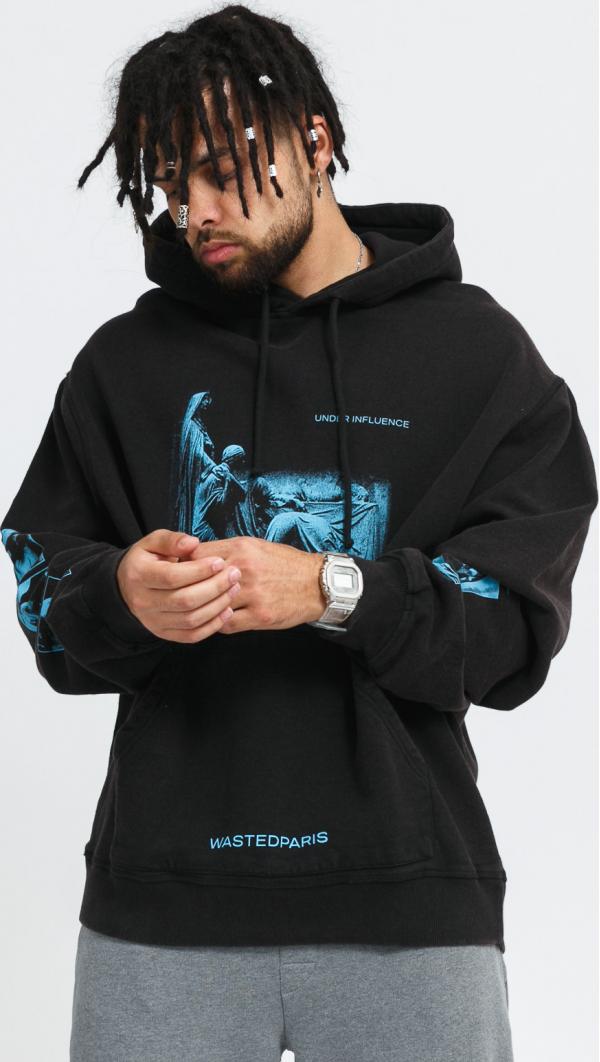 Wasted Paris Under Influence Hoodie černá