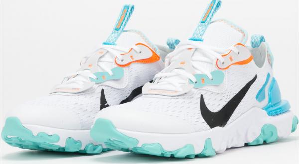 Nike React Vision GS white / black - total orange