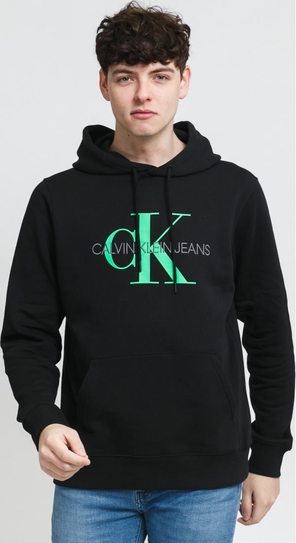 CALVIN KEIN JEANS M Onogram Regular Fit Hoodie černá