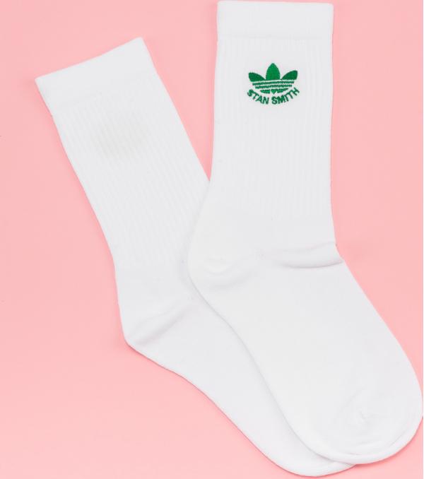 adidas Originals Stan Smith Trefoil Socks bílé