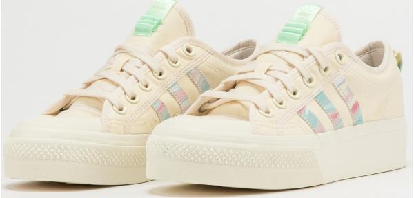 adidas Originals Nizza Platform W cwhite / cwhite / frogrn