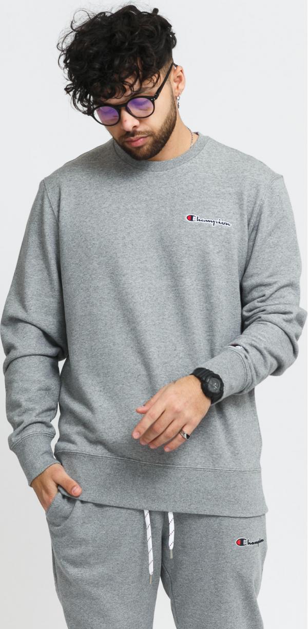 Champion Rochester Crewneck melange šedá