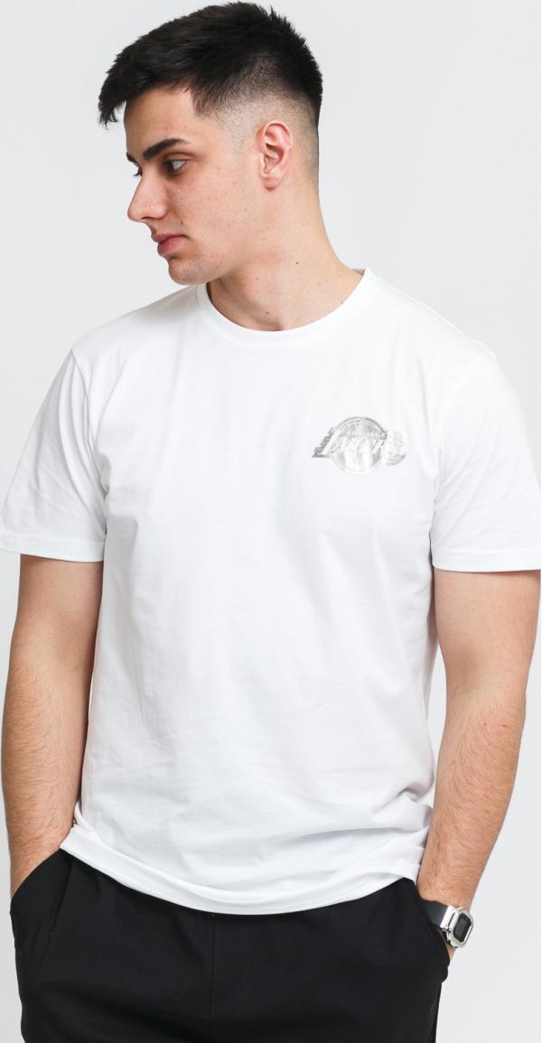 New Era NBA etalic Tee LA akers bílé