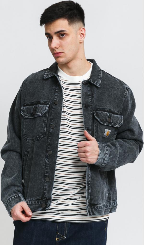 Carhartt WIP Stetson Jacket black worn washed