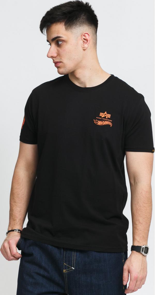 Alpha Industries Flame Tee černé