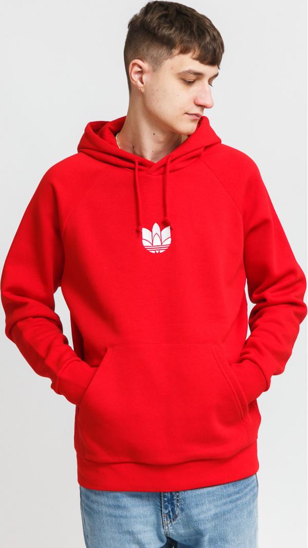 adidas Originals 3D Trefoil Hoody červená