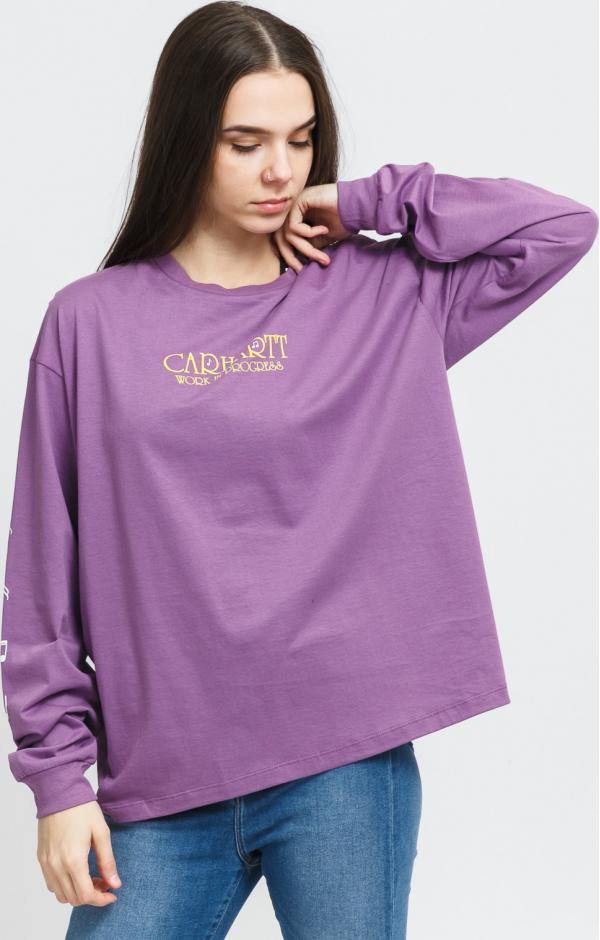 Carhartt WIP W' S Note Script Tee fialové
