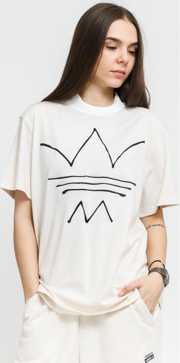 adidas Originals Tee melange krémové