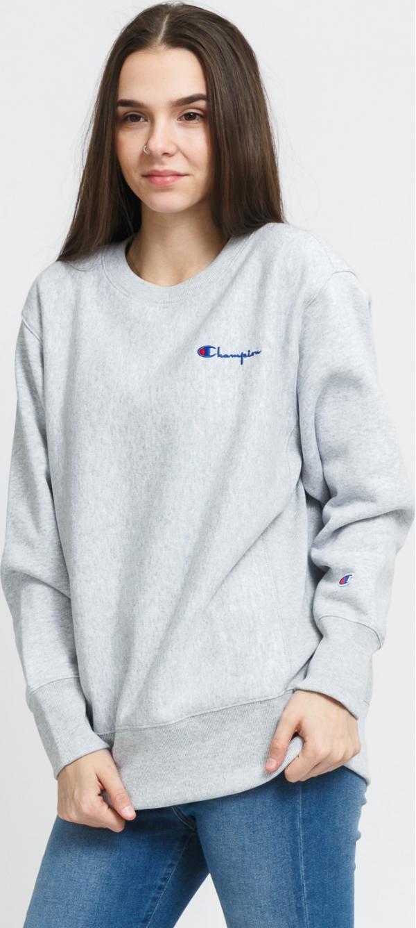 Champion Crewneck weatshirt melange šedá