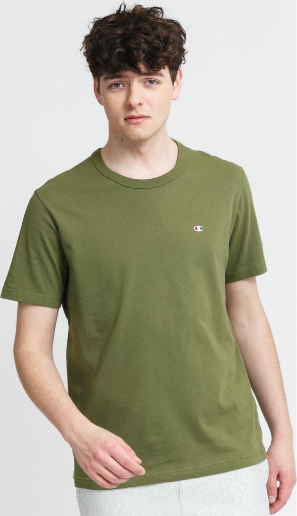Champion Crewneck T-Shirt olivové