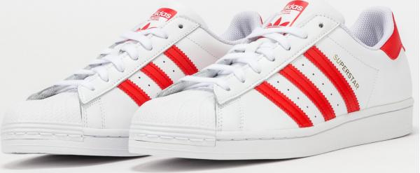 adidas Originals Superstar ftwwht / vivred / goldmt