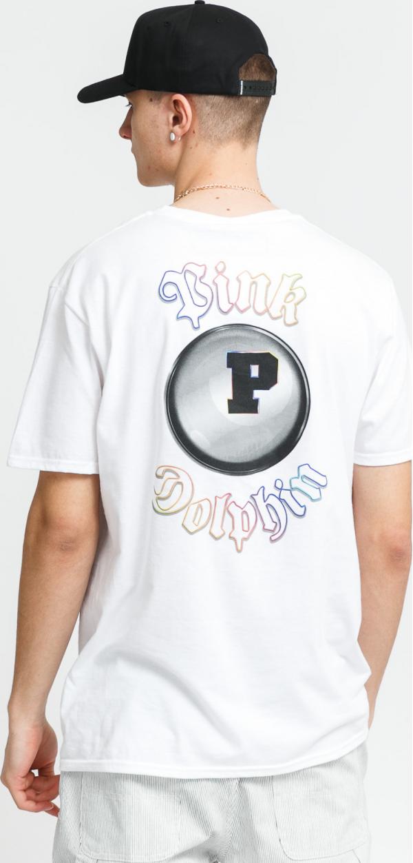 Pink Dolphin Chrome 8-Ball Ocean Tee bílé